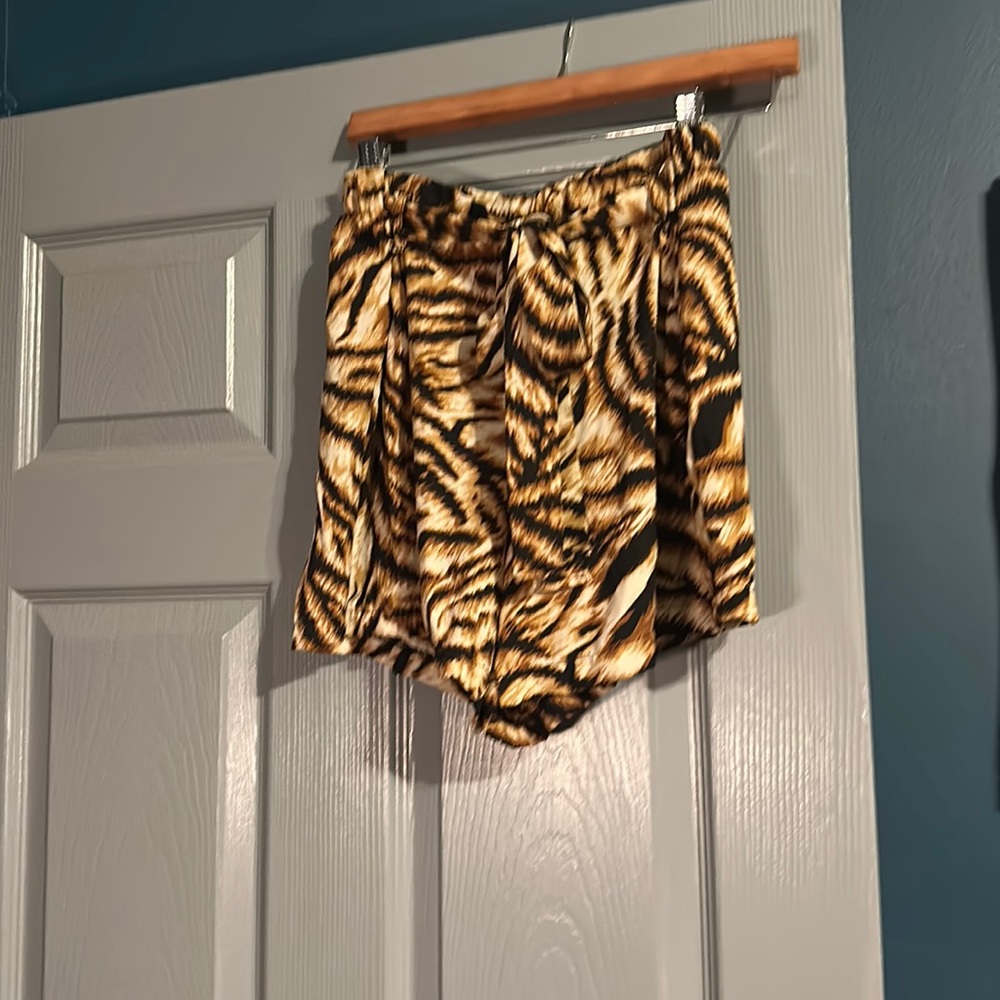 Tiger print shorts. XL. #Geauxtigers